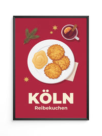 Kölner Gebäck Lebkuchen Plakat