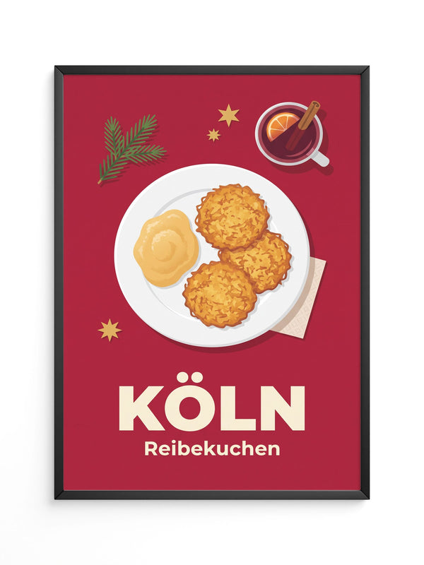 Kölner Gebäck Lebkuchen Plakat