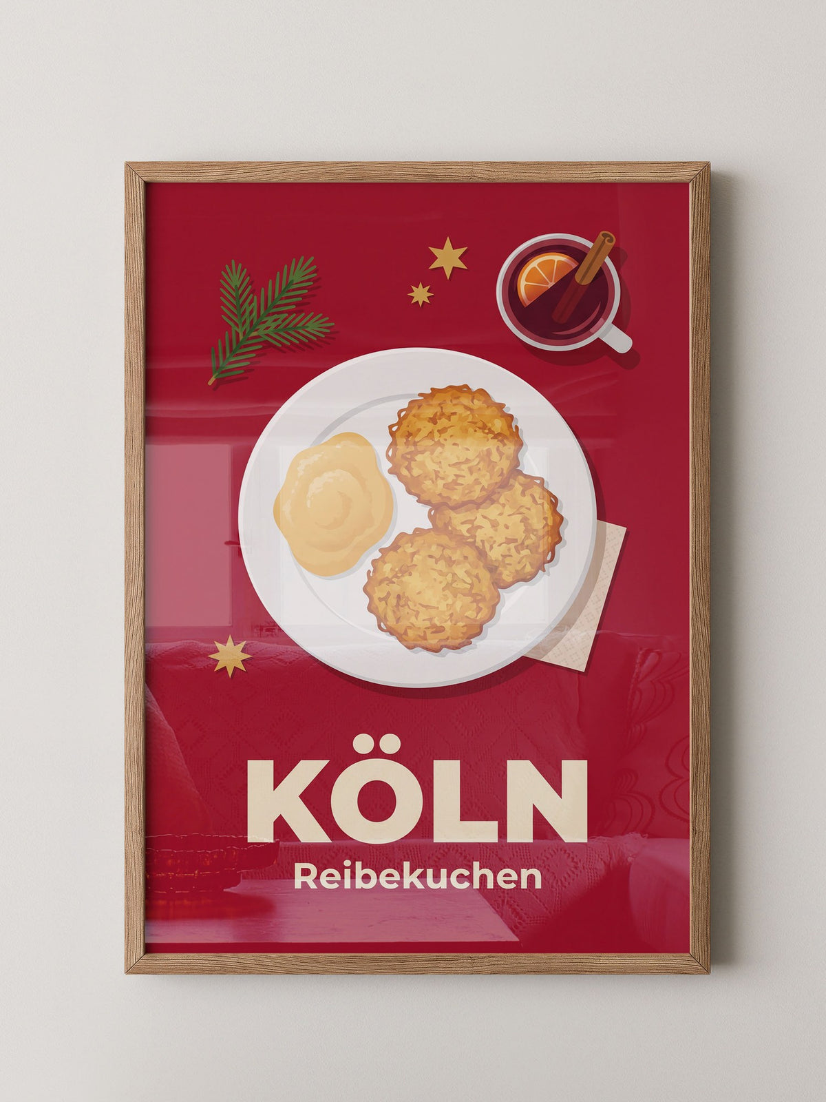 Kölner Gebäck Lebkuchen Plakat
