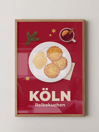 Kölner Gebäck Lebkuchen Plakat