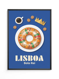 Bolo Rei Illustration