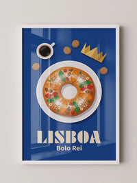 Bolo Rei Illustration
