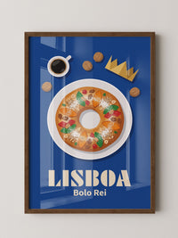 Bolo Rei Illustration