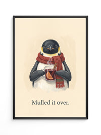 Pinguin Winter Illustration