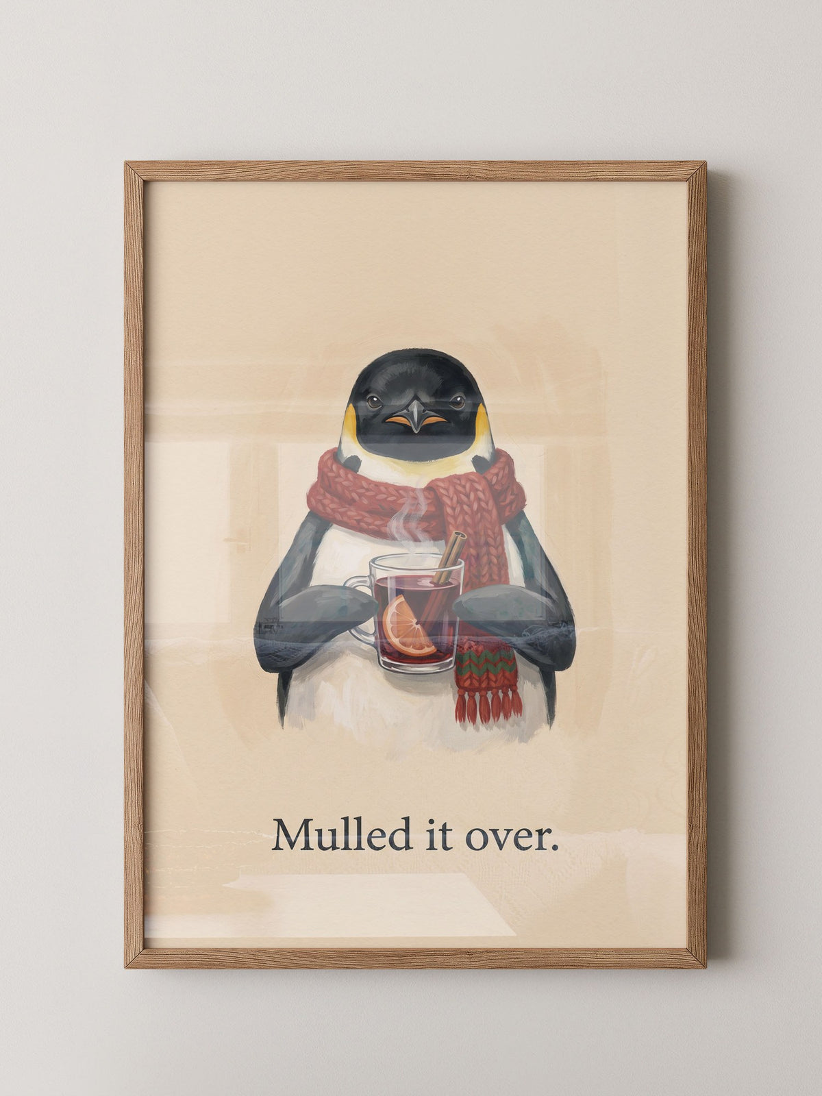 Pinguin Winter Illustration
