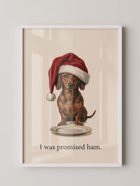 Dackel Weihnachtsfantasie