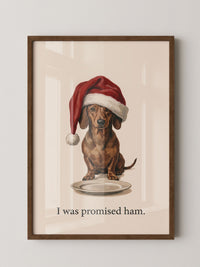 Dackel Weihnachtsfantasie