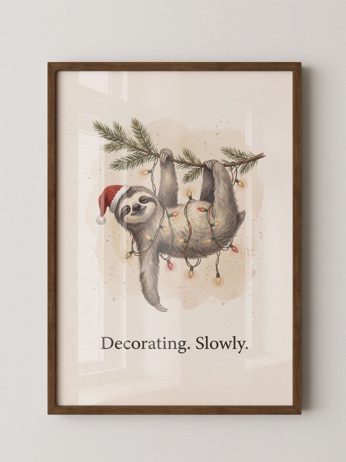 Weihnachtsfaultier Humor