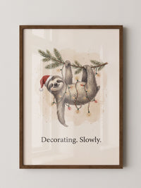 Weihnachtsfaultier Humor