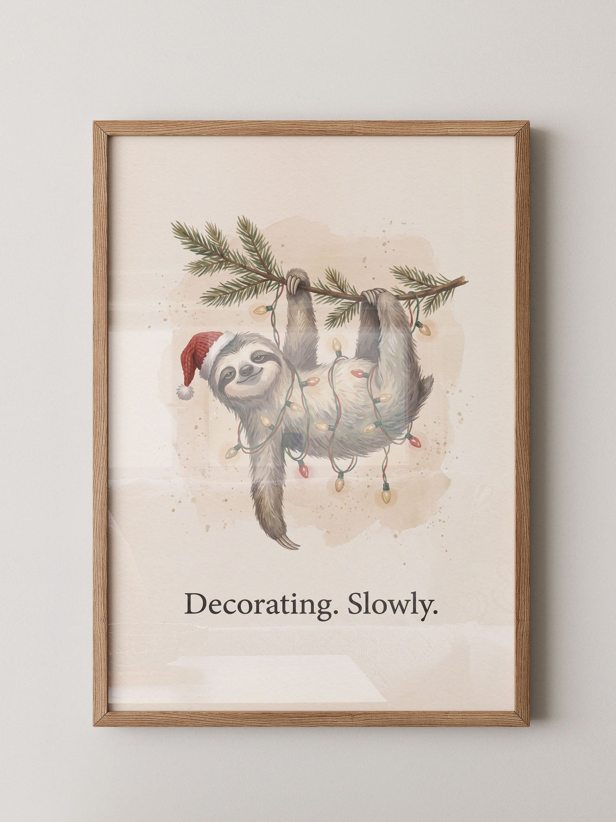 Weihnachtsfaultier Humor