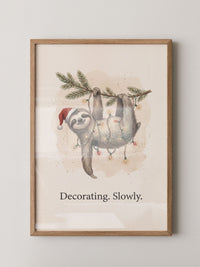 Weihnachtsfaultier Humor