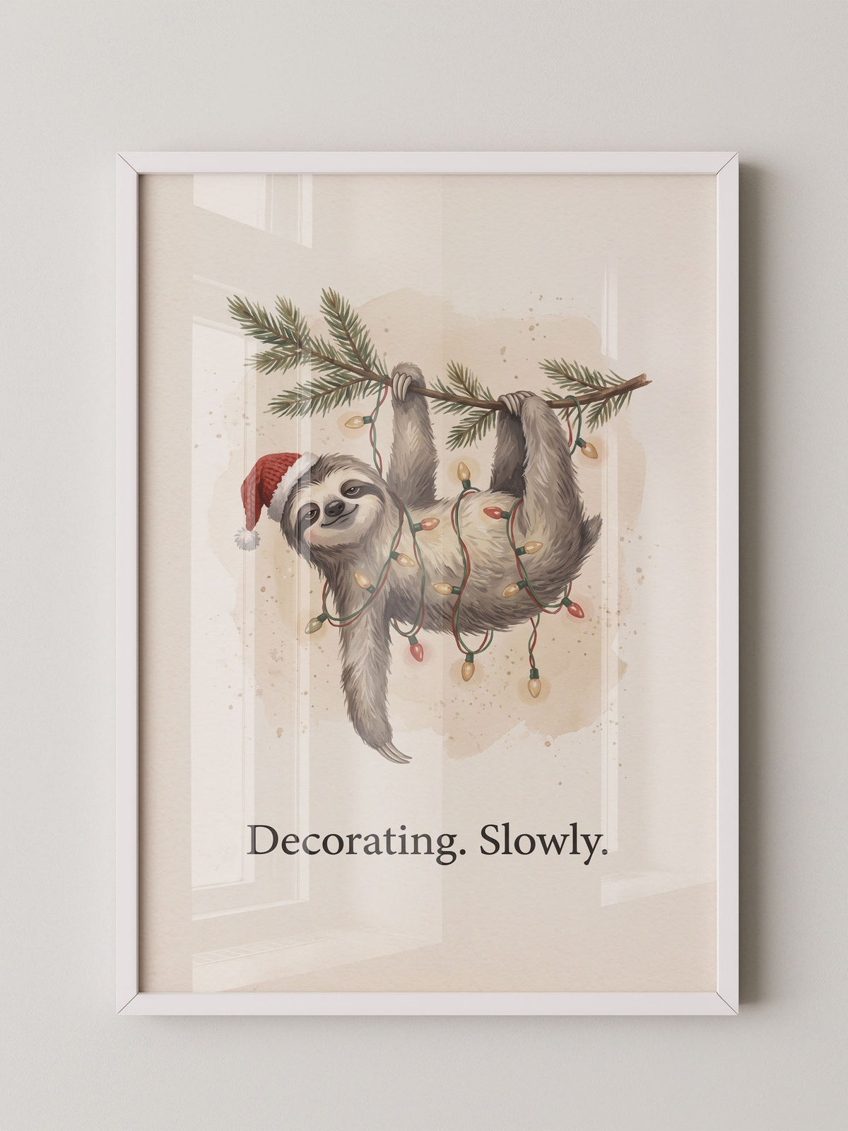 Weihnachtsfaultier Humor