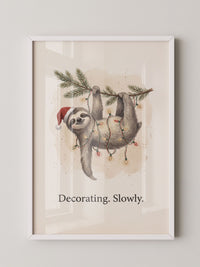 Weihnachtsfaultier Humor