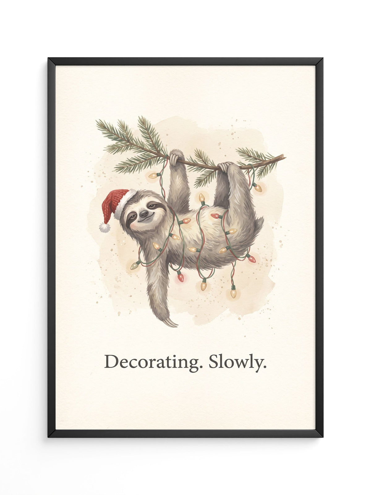 Weihnachtsfaultier Humor