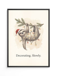 Weihnachtsfaultier Humor
