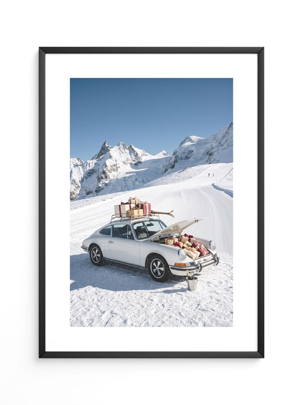 Sportwagen Winterstimmung