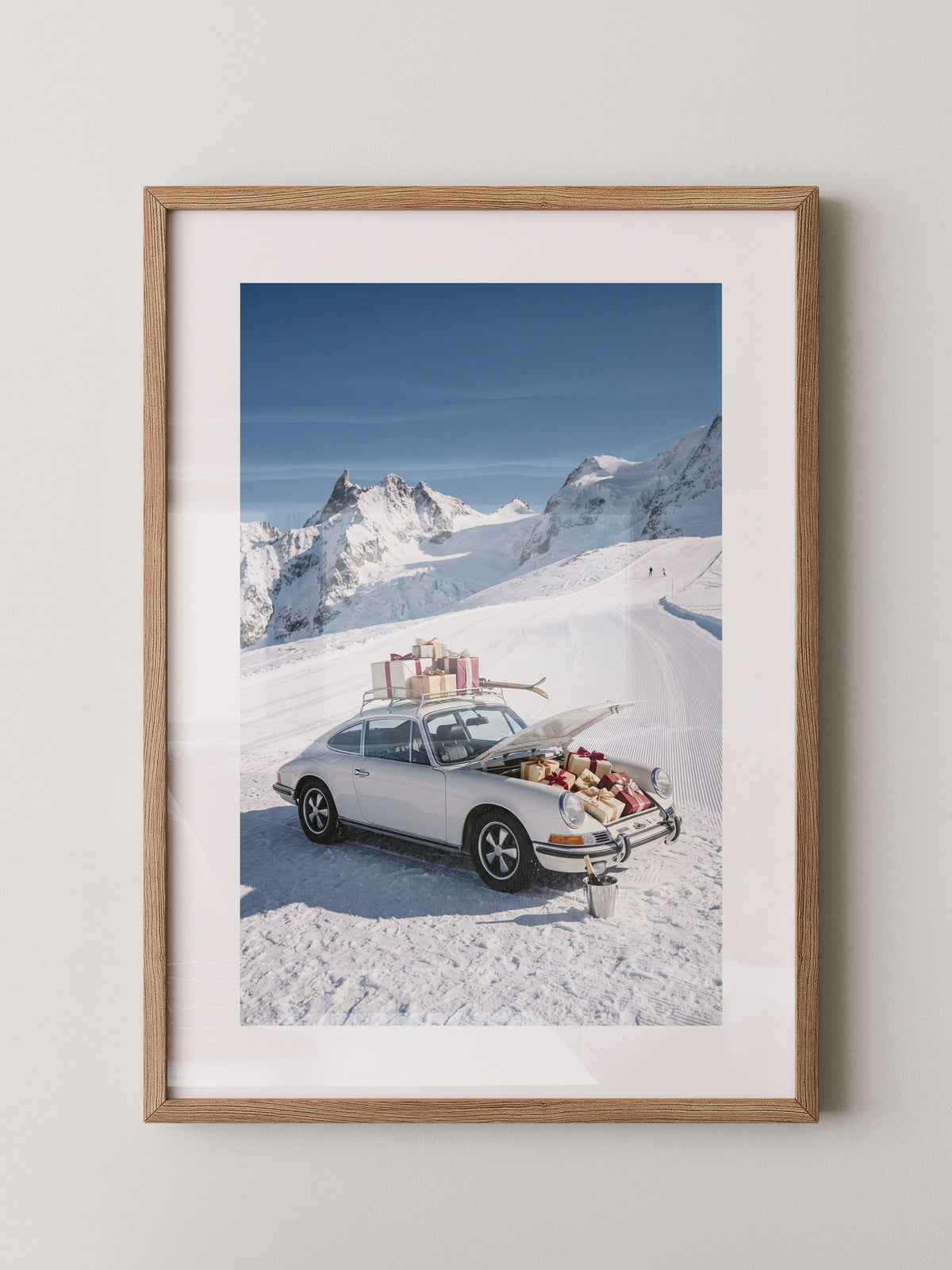 Sportwagen Winterstimmung