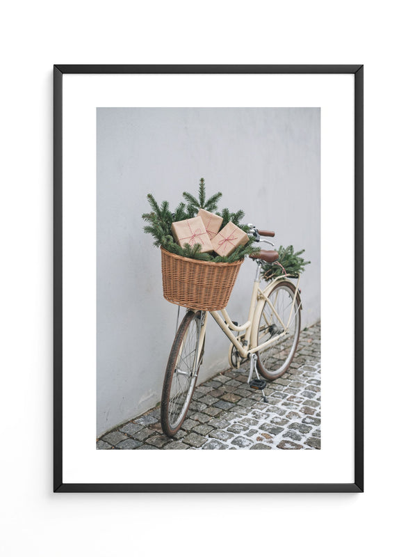 Vintage Fahrrad Weihnachten