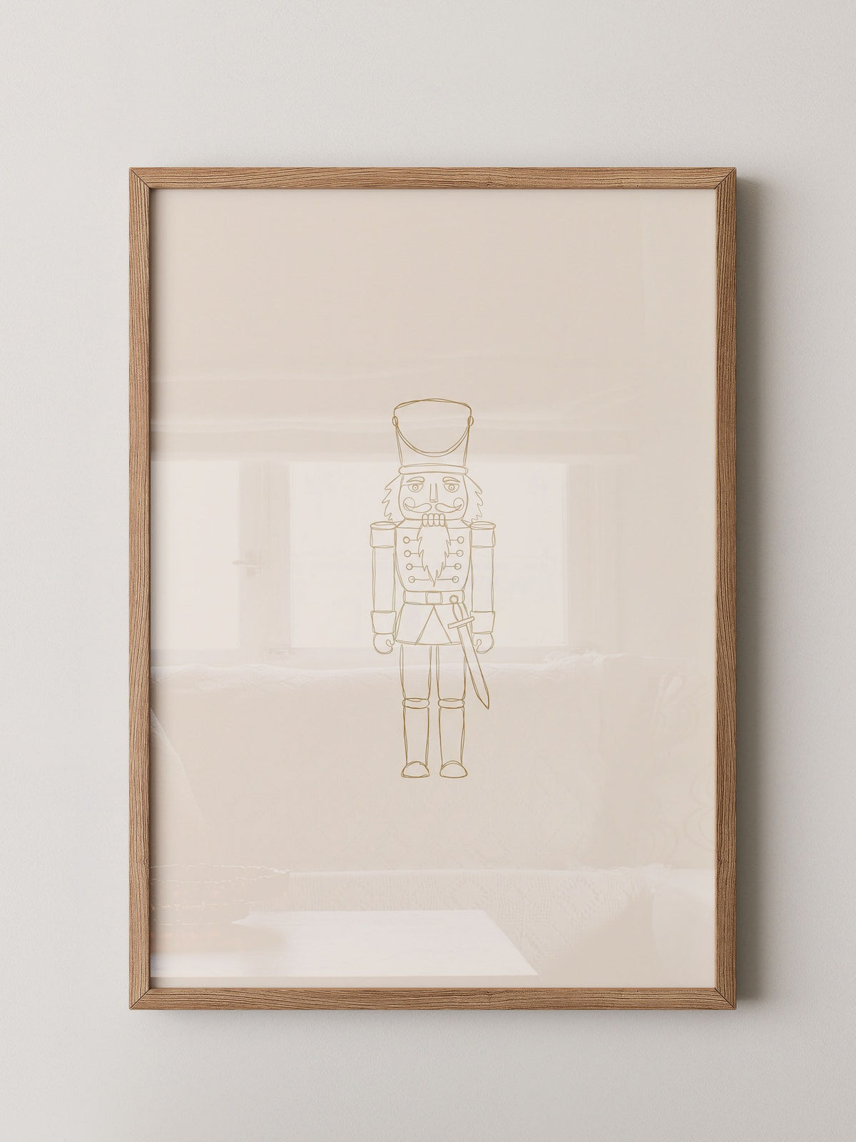 Nussknacker Gold Illustration