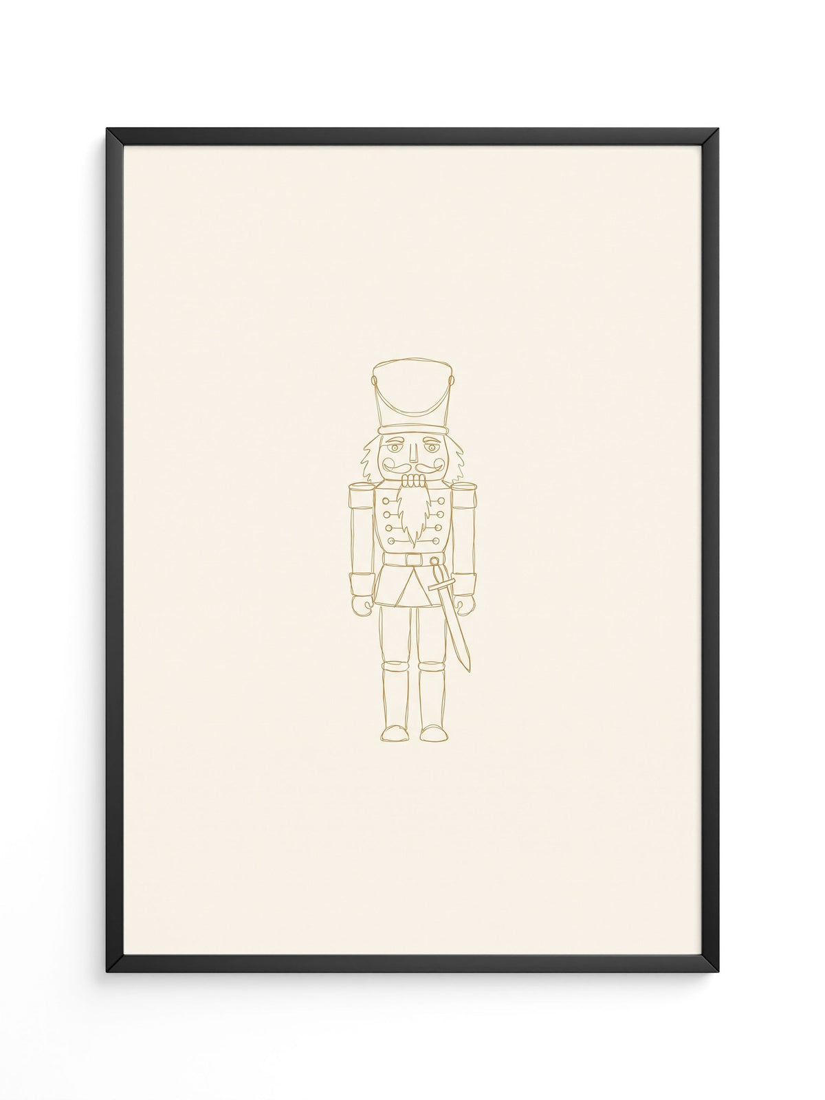 Nussknacker Gold Illustration