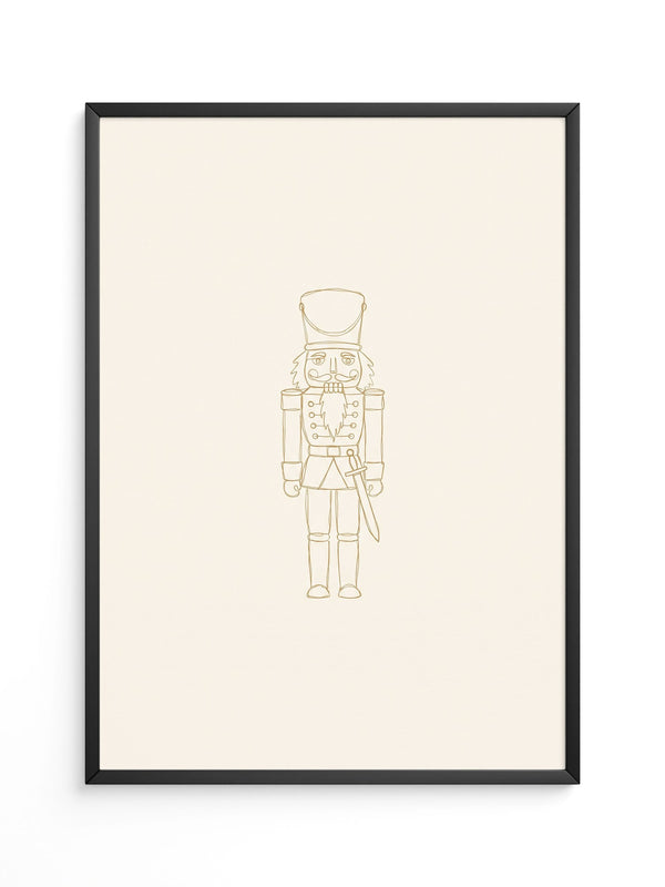 Nussknacker Gold Illustration