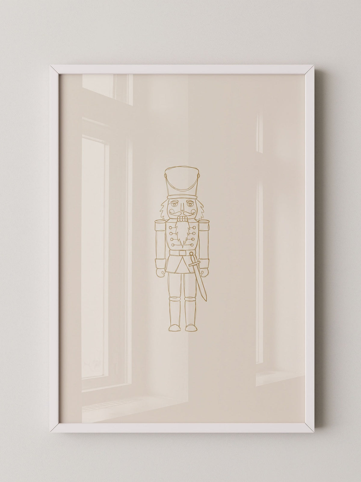 Nussknacker Gold Illustration