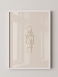 Nussknacker Gold Illustration