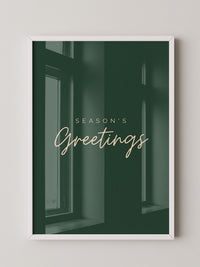 Season's Greetings Grün