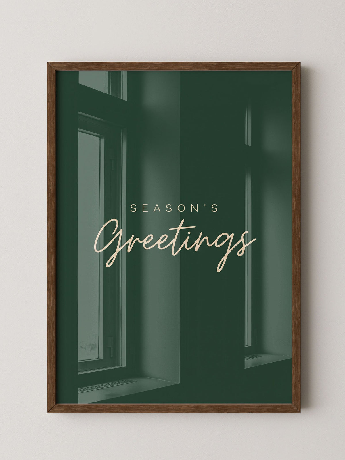 Season's Greetings Grün