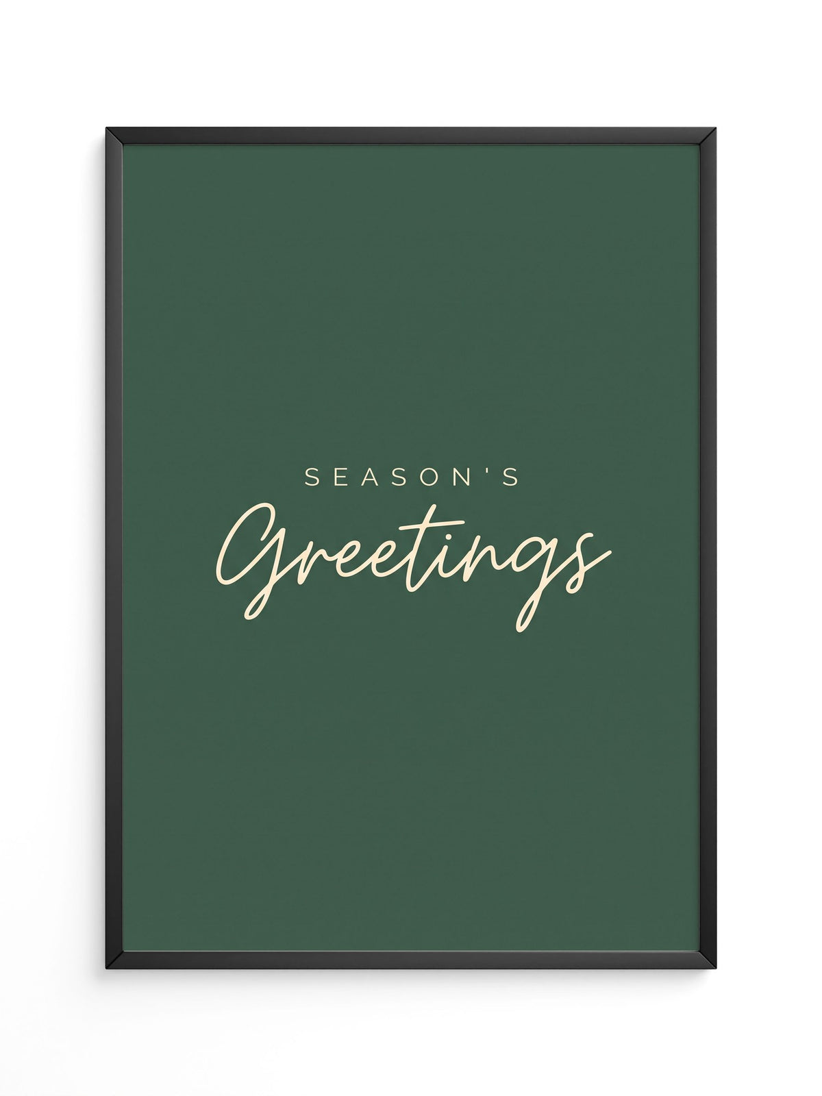 Season's Greetings Grün