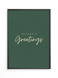 Season's Greetings Grün