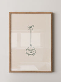 Weihnachtskugel Minimalistisch