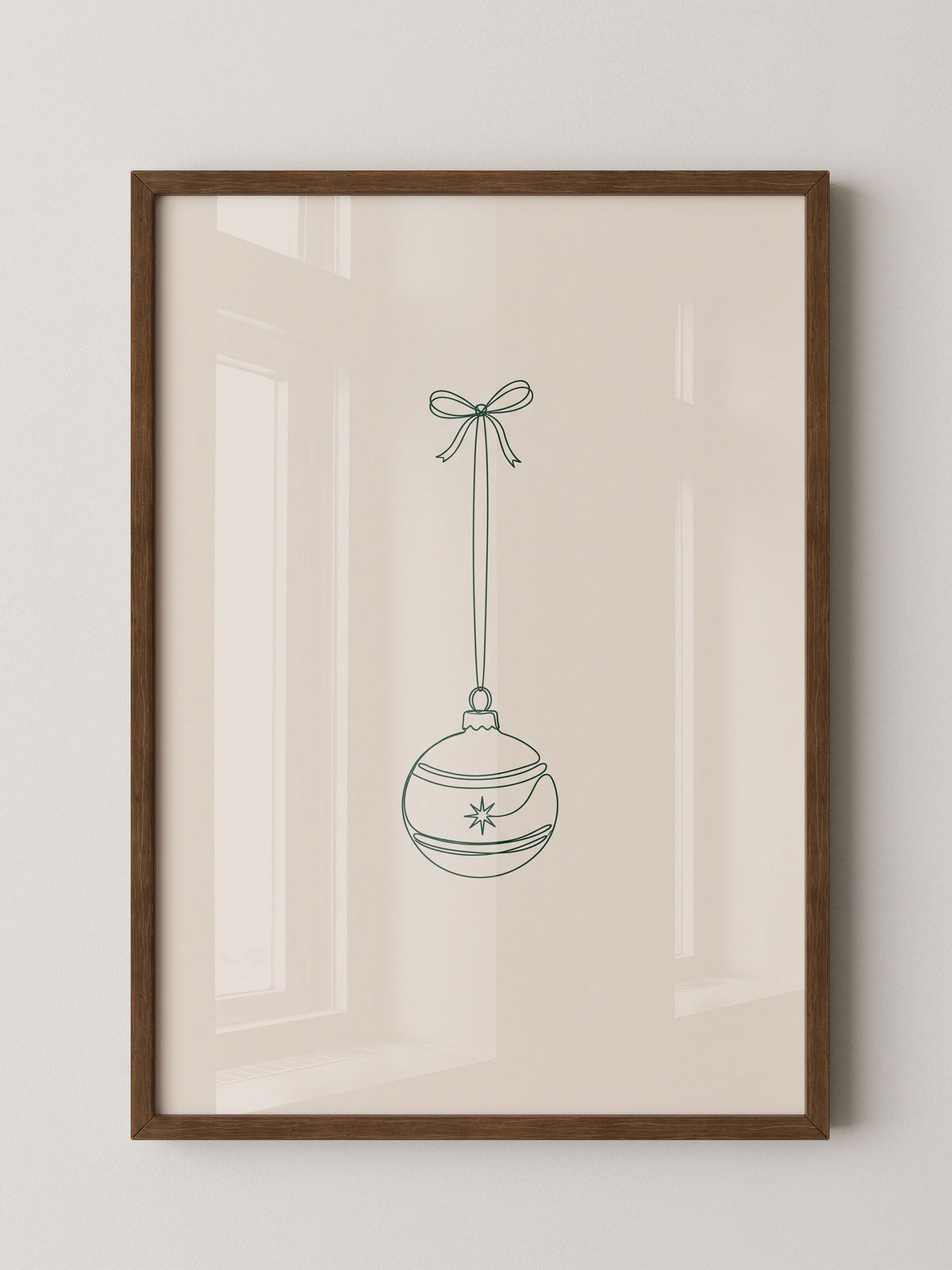 Weihnachtskugel Minimalistisch