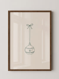 Weihnachtskugel Minimalistisch