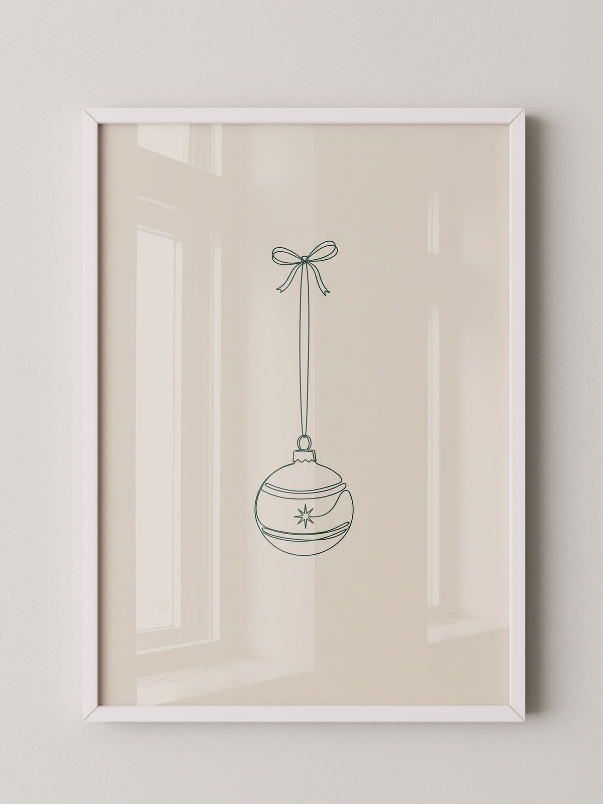 Weihnachtskugel Minimalistisch