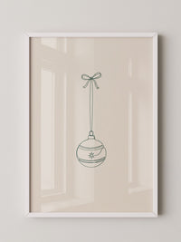 Weihnachtskugel Minimalistisch