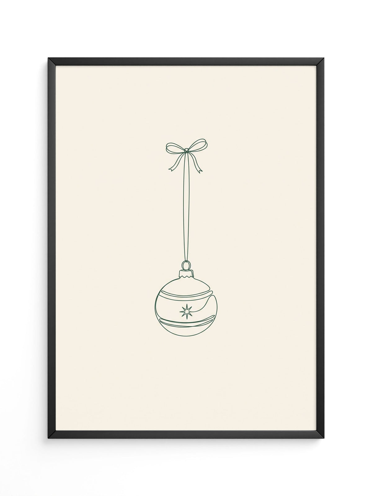 Weihnachtskugel Minimalistisch