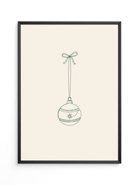 Weihnachtskugel Minimalistisch