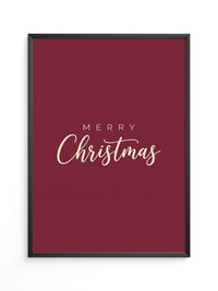 Weihnachten Gruß Rot