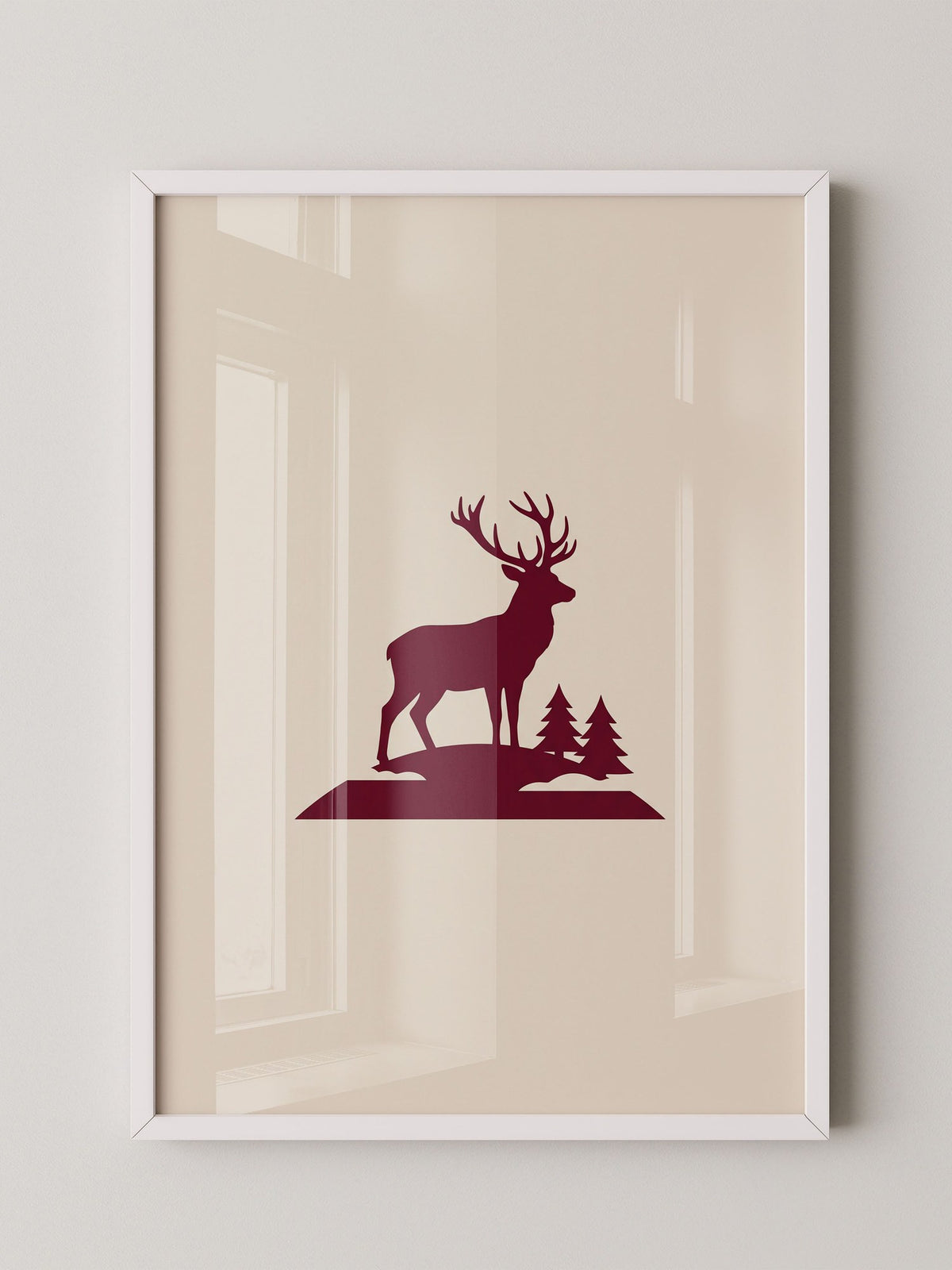 Hirsch Silhouette Natur