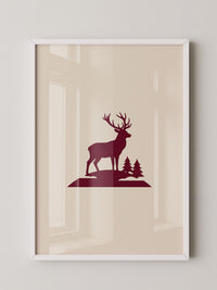 Hirsch Silhouette Natur