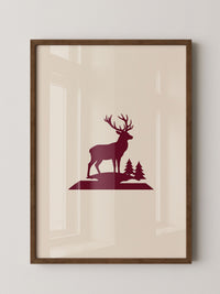 Hirsch Silhouette Natur