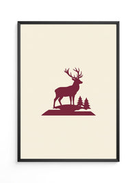 Hirsch Silhouette Natur