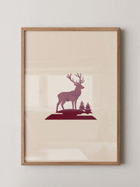 Hirsch Silhouette Natur