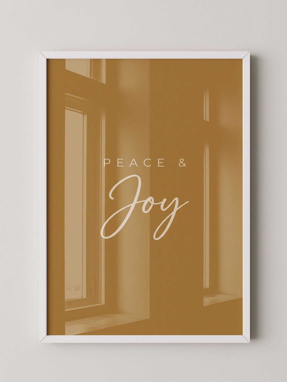 Typografie Warm Beige