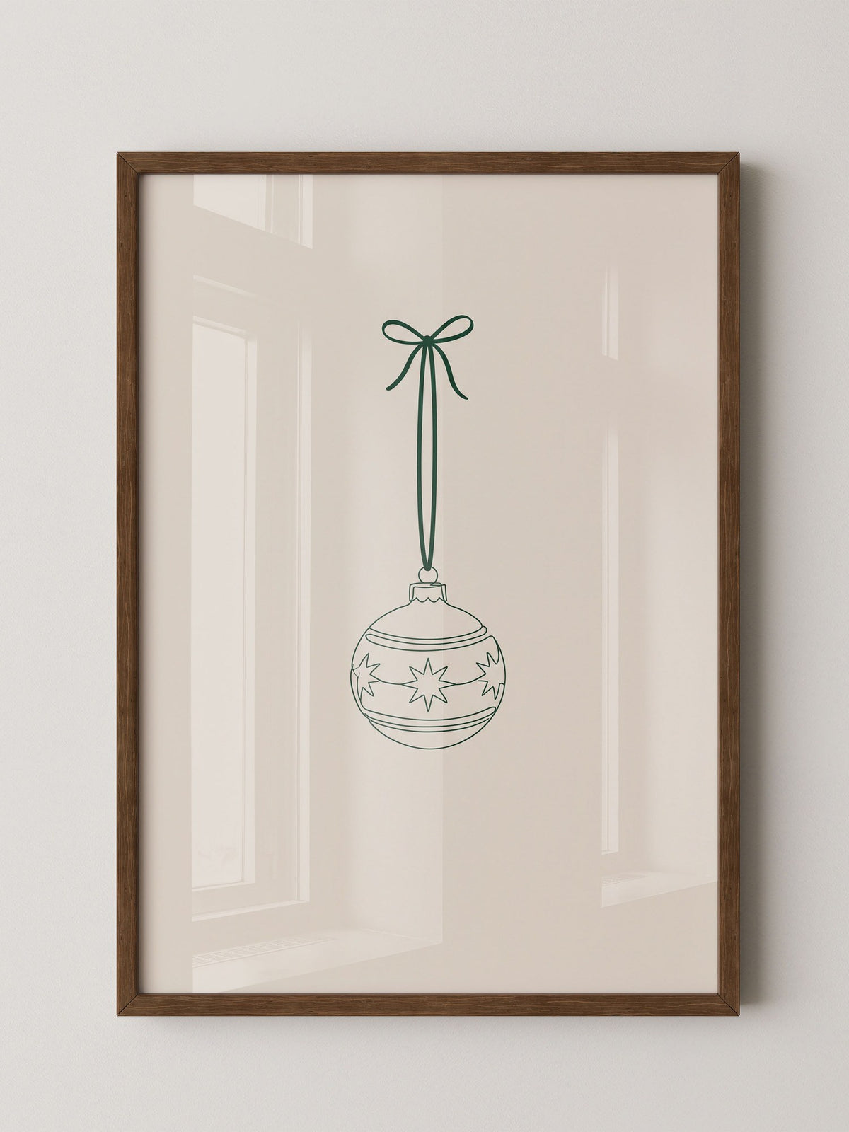 Weihnachtskugel Minimalistisch