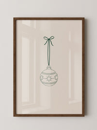 Weihnachtskugel Minimalistisch