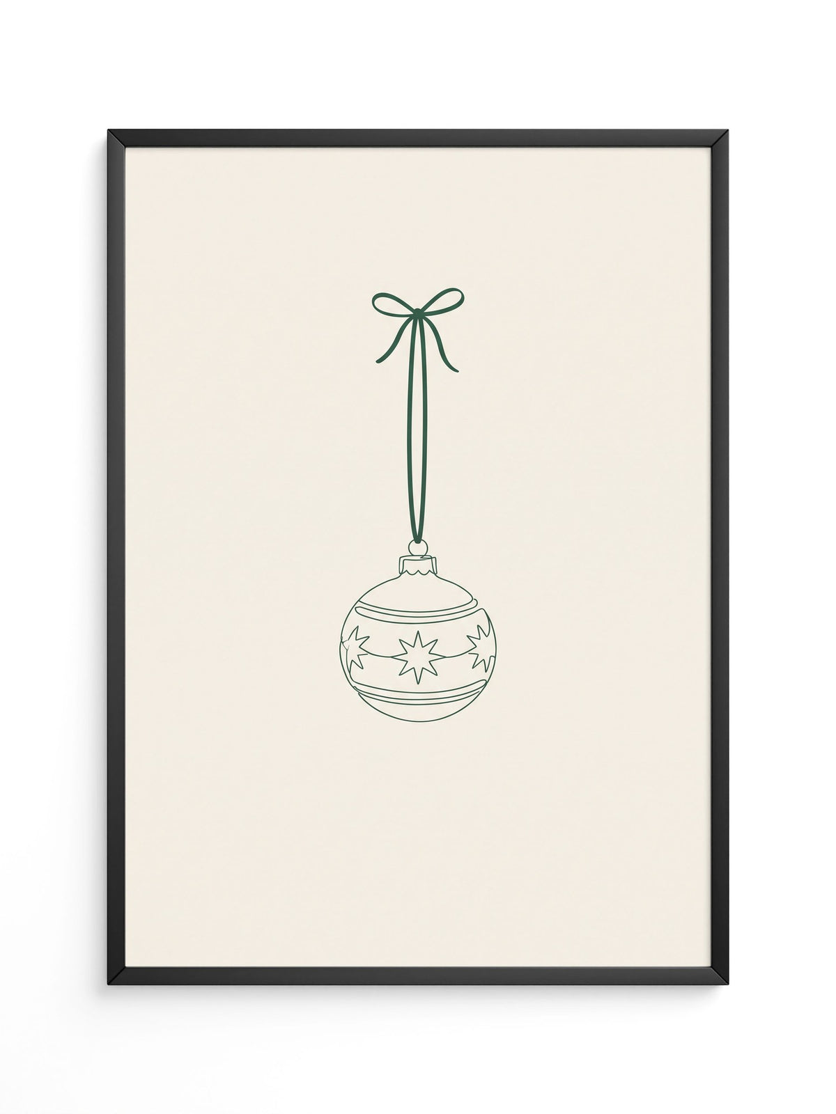 Weihnachtskugel Minimalistisch