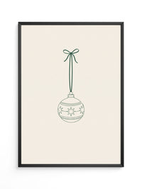 Weihnachtskugel Minimalistisch