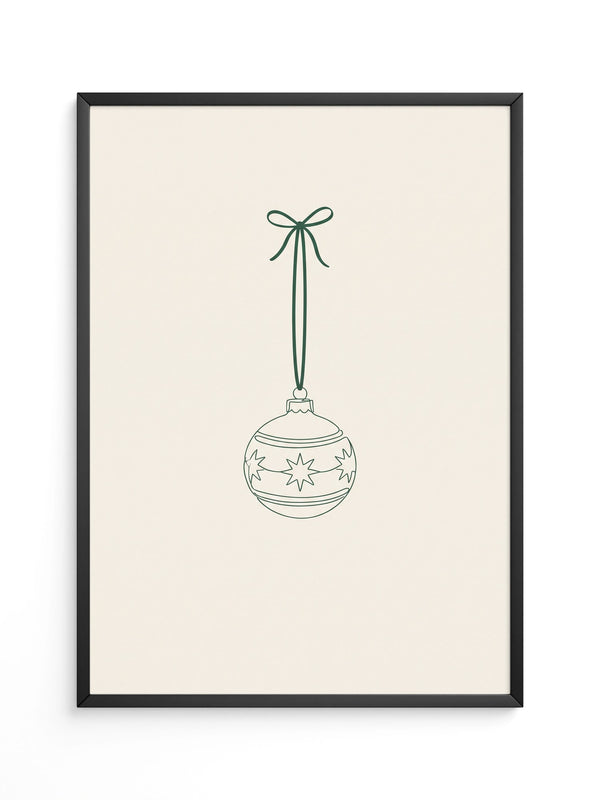 Weihnachtskugel Minimalistisch
